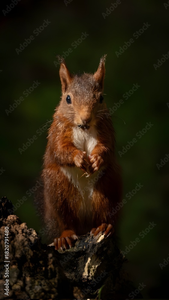 Fototapeta premium Squirrel in the forest