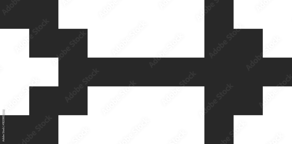 Obraz premium Pixel art different directions 8 bit gaming console style sign. Interface icon