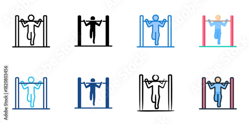 Pull Up icon set multiple style collection 
