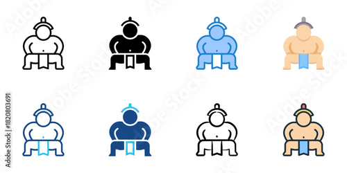 Sumo icon set multiple style collection 
