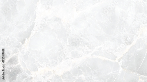 Abstract light gray marble texture with dark veins isolated on white background