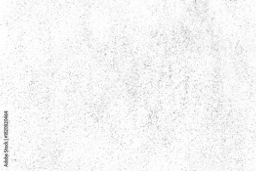 Used half white textured surface. Halftone pattern dots texture. Dust backdrop overlay. Old vintage light background. Sand distress effect. Vector Illustration, Eps 10.