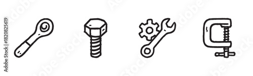 A set of black glyph icons showing healthy food ingredients like salad, avocado, lemon, grains, and herbs, representing nutrition and a balanced vegetarian lifestyle