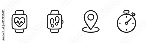 A collection of rustic pub objects including a beer stein, dish, table, cask, and burning candle, presented as a simple graphic icon set with a two-color design