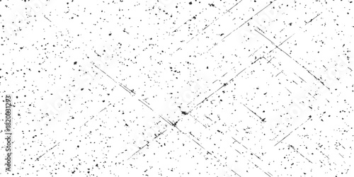 Black and white grunge ink paint splatter texture illustration design element