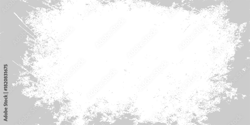 Fototapeta premium Abstract grunge background design with a vintage frame, texture, and border of black paint splash for a winter snow pattern decoration