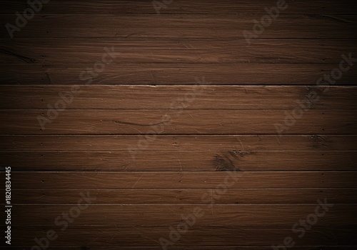 Horizontal arrangement of antique dark brown timber slats creating a vintage rustic surface texture, ideal for copy space or display ,material ,weathered ,timber