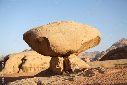 Rock formation at Wadi Rum, Jordan