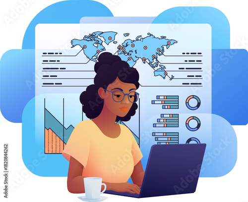 Woman business person stude...