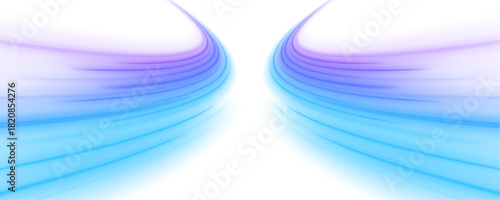 Spiral neon streaks create glowing vortex tunnels. Motion blur enhances depth and dynamic speed. Ideal for sci-fi, cyber, and futuristic designs. PNG