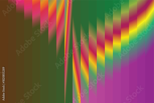 Vibrant abstract digital art with streaks of color and geometric patterns