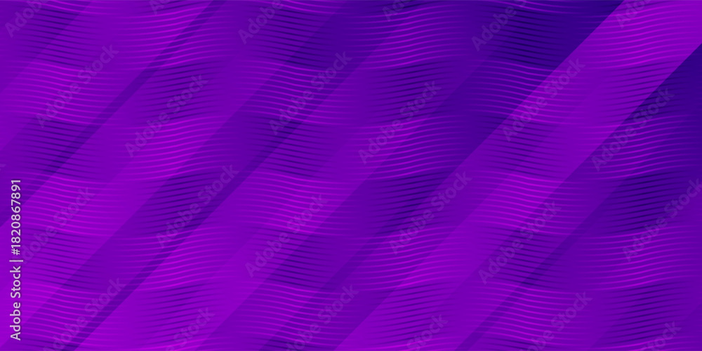 Fototapeta premium Abstract purple background with diagonal lines. Vector illustration