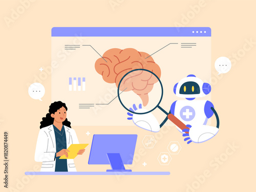 Artificial intelligence helps doctors analyze patient treatment, monitor patient outcomes, and assess patient health