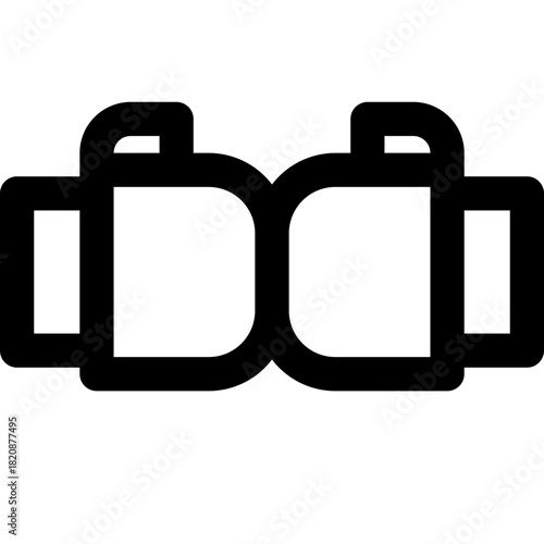 Boxing glove punch icon