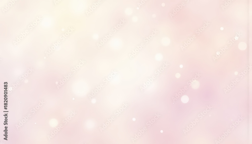 Obraz premium Soft Pink Gradient Background with Sparkles Abstract Bokeh