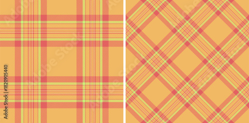 Texture background textile of fabric seamless plaid with a vector pattern tartan check. Set in happy colors for english fashion trends in season.