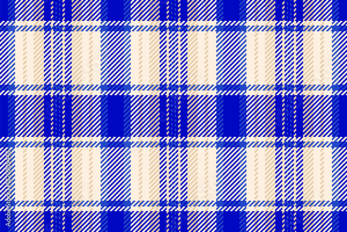 Classic plaid pattern in blue  beige. A versatile backdrop for textiles, fashion, and backgrounds. Adds traditional or modern flair.