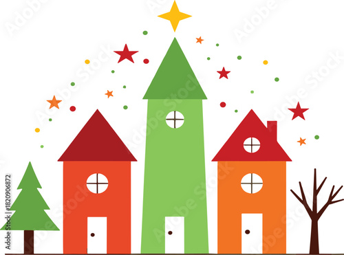 christmas tree with gifts