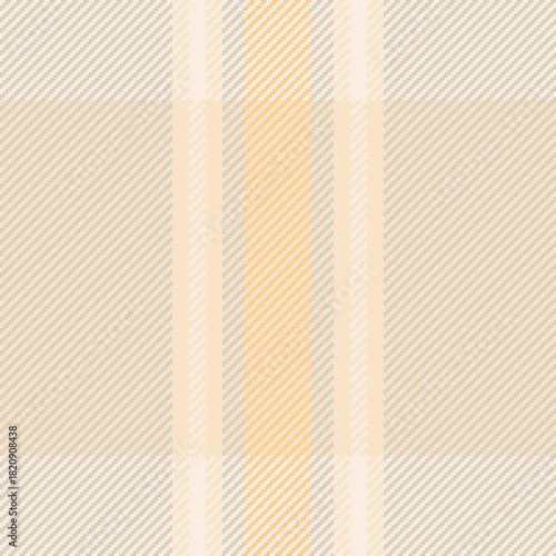 Argyle textile texture fabric, faded background tartan seamless. Furniture vector plaid check pattern in light and amber colors.