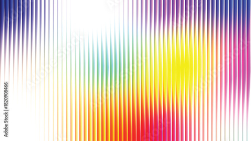 Abstract colorful rainbow spectrum line pattern design illustration backdrop