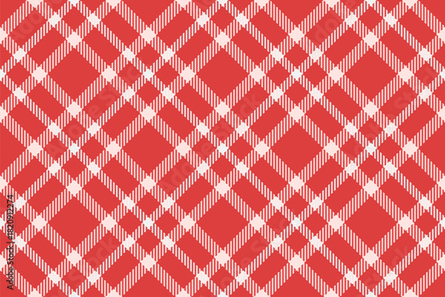 Paint vector check pattern, many tartan background textile. Domestic plaid fabric seamless texture in red and misty rose colors.