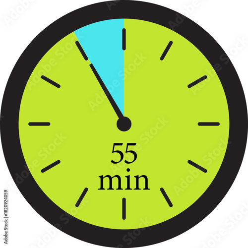 Minute Timer Icon. Countdown timer symbol. Stopwatch icons with different time. Stopwatch intervals signs. representing stopwatch, time tracking, scheduling, deadline, and duration measurement.