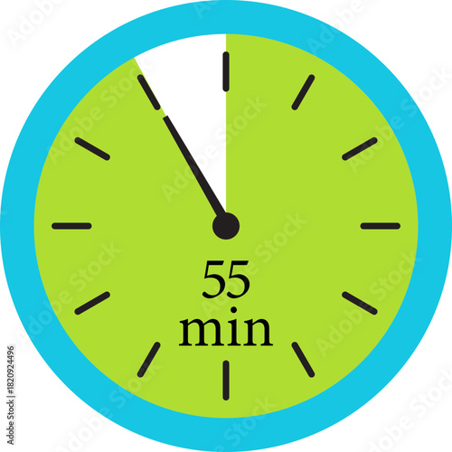 Minute Timer Icon. Countdown timer symbol. Stopwatch icons with different time. Stopwatch intervals signs. representing stopwatch, time tracking, scheduling, deadline, and duration measurement.