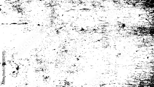 Abstract black and white grunge texture background with distressed overlay and rough surface detail vector