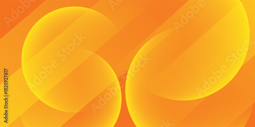 Abstract orange background with circles. Vector illustration,eps.10