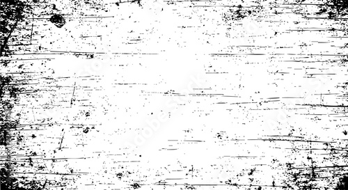 Abstract grunge texture background with distressed black overlay and white empty space for copy vector