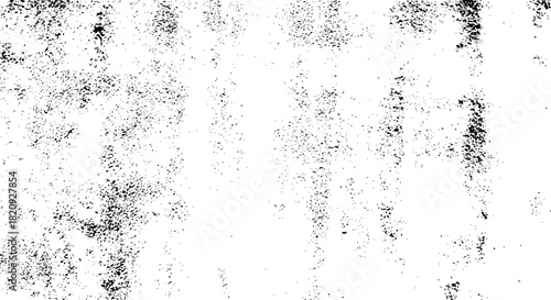 Abstract grunge texture background with black speckle and distressed overlay on white, perfect for overlay vector