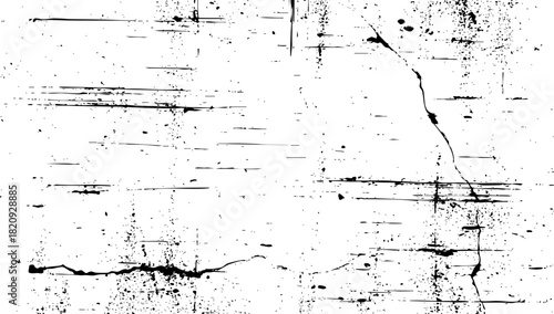 Abstract grunge texture background with black distressed overlay and horizontal scratch marks vector