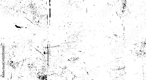 Abstract grunge texture background with black speckle and scratch overlay on a white surface vector
