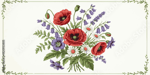 floral background with flowers