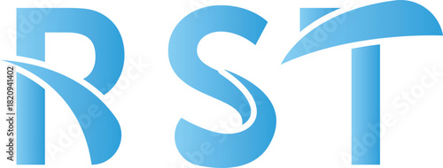 RST Letter Business Logo Design Alphabet Icon Vector Symbol