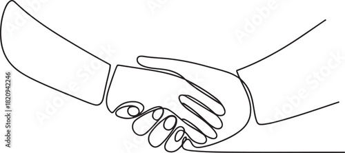Single continuous line drawing of hold hand for caring and show sympathy to other. Hand drawn style vector. one line Icon drawing with white background