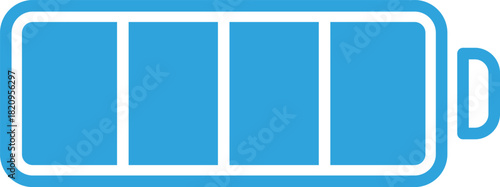 バッテリー・電池マークのフラットアイコン