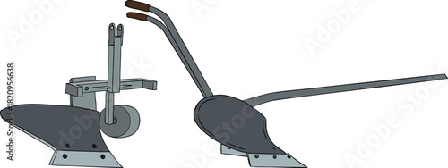 A vibrant and detailed set of colorful realistic vector illustrations depicting various elements of a modern farming and agricultural business.