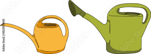 A vibrant and detailed set of colorful realistic vector illustrations depicting various elements of a modern farming and agricultural business.