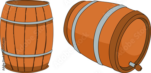 A vibrant and detailed set of colorful realistic vector illustrations depicting various elements of a modern farming and agricultural business.