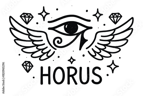 Horus is a symbol of protection and power
