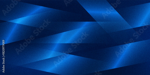 Black dark navy blue silver abstract pattern background. Geometric shape. Line triangle angle fold polygon diamond 3D. Color gradient ombre. Rough