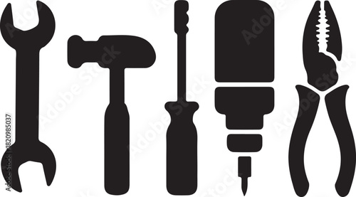 set of tools isolated