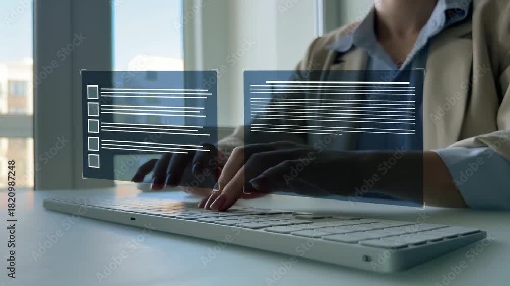 Check virtual electronic documents and checklist approve. Business ...