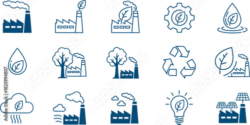 Set of vector zodiac signs icons for business design concept illustration