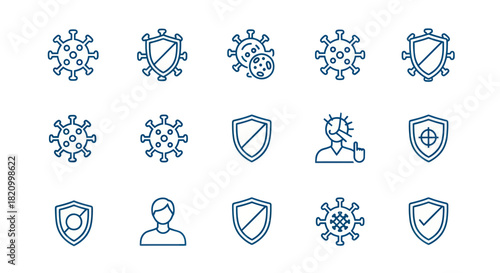 Breakfast food icons pancakes egg toast fork croissant coffee