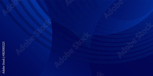 Abstract aesthetic blue geometric background. Dynamic modern shapes composition. Eps10 vector