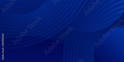 Abstract aesthetic blue geometric background. Dynamic modern shapes composition. Eps10 vector