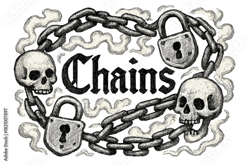Chains are a symbol of bondage and oppression