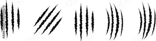 Animals claw scratches icons set, claw scratch icon set, animal scratches. claws silhouette, vector illustration



































































